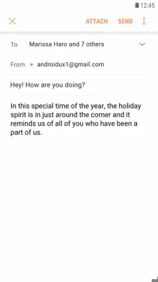 Samsung Email android App screenshot 3